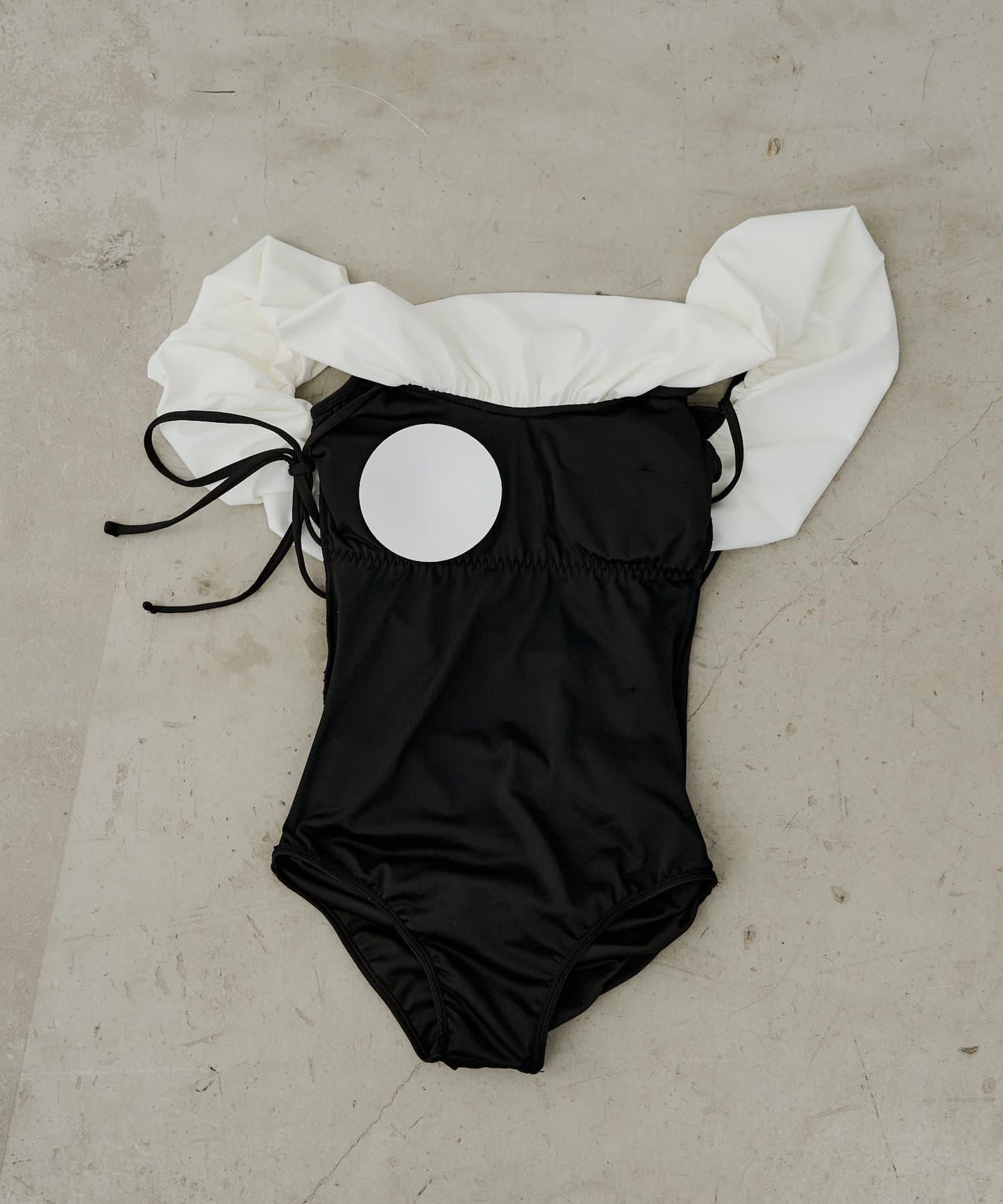 Chico 泡泡一字肩連衣裙