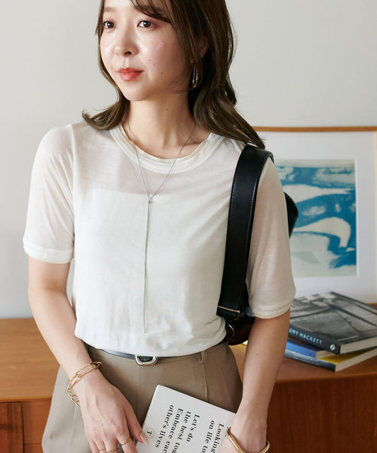 Discoat 層次設計 五分袖 上衣