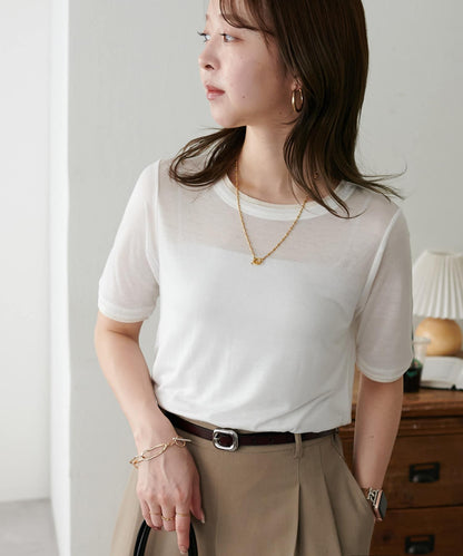 Discoat 層次設計 五分袖 上衣