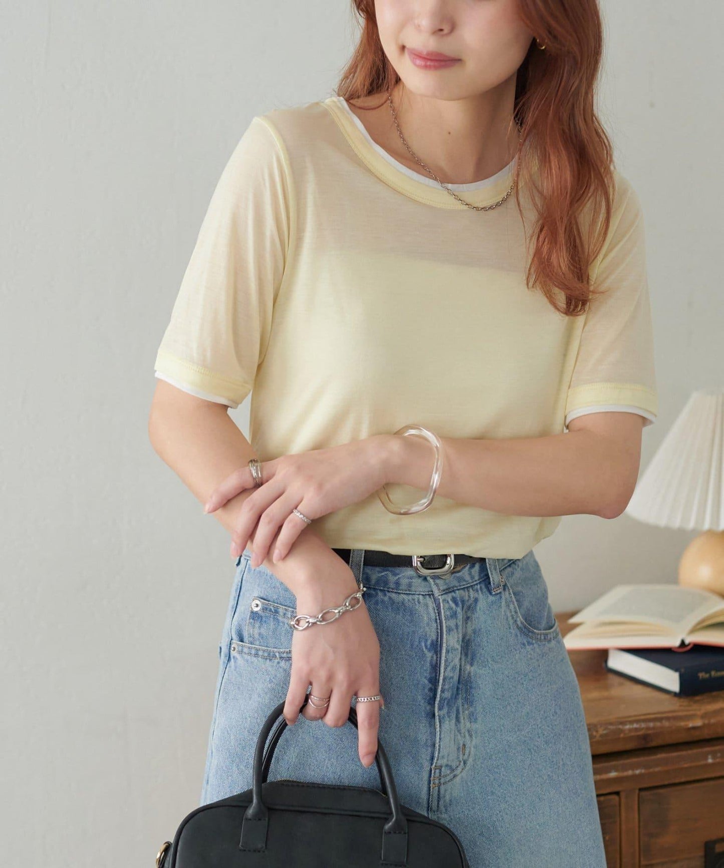 Discoat 層次設計 五分袖 上衣