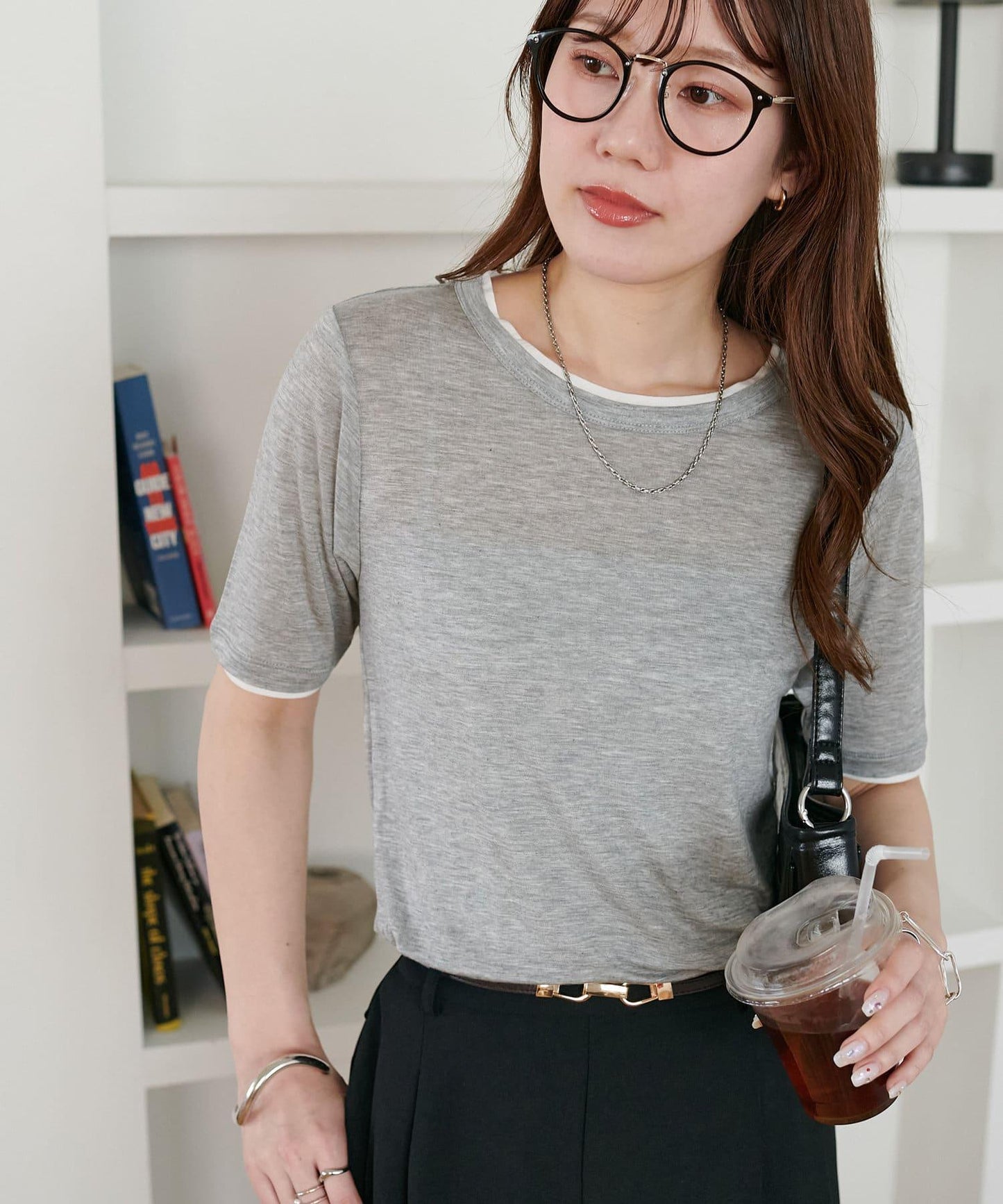 Discoat 層次設計 五分袖 上衣