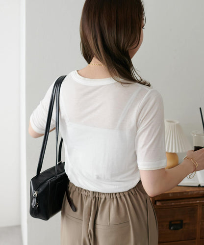 Discoat 層次設計 五分袖 上衣