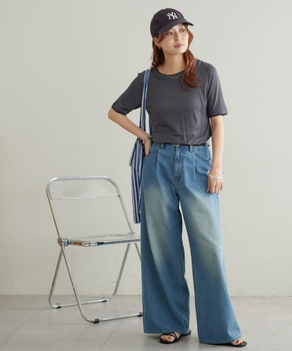 Discoat 層次設計 五分袖 上衣