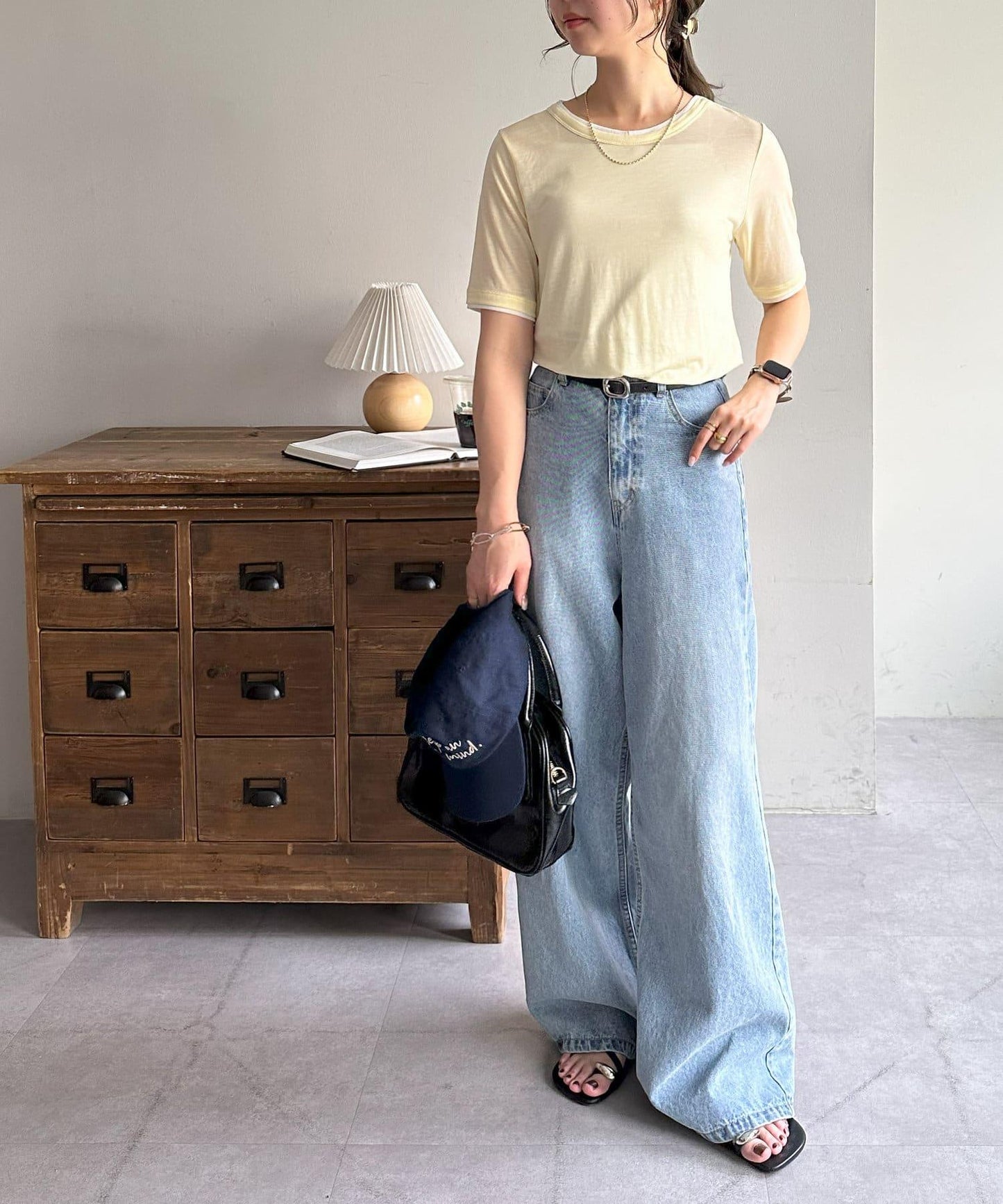 Discoat 層次設計 五分袖 上衣