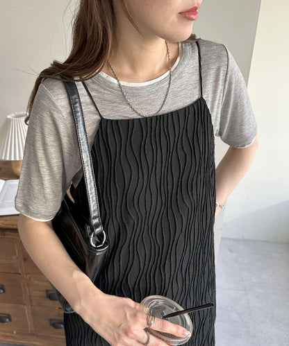 Discoat 層次設計 五分袖 上衣