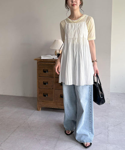 Discoat 層次設計 五分袖 上衣