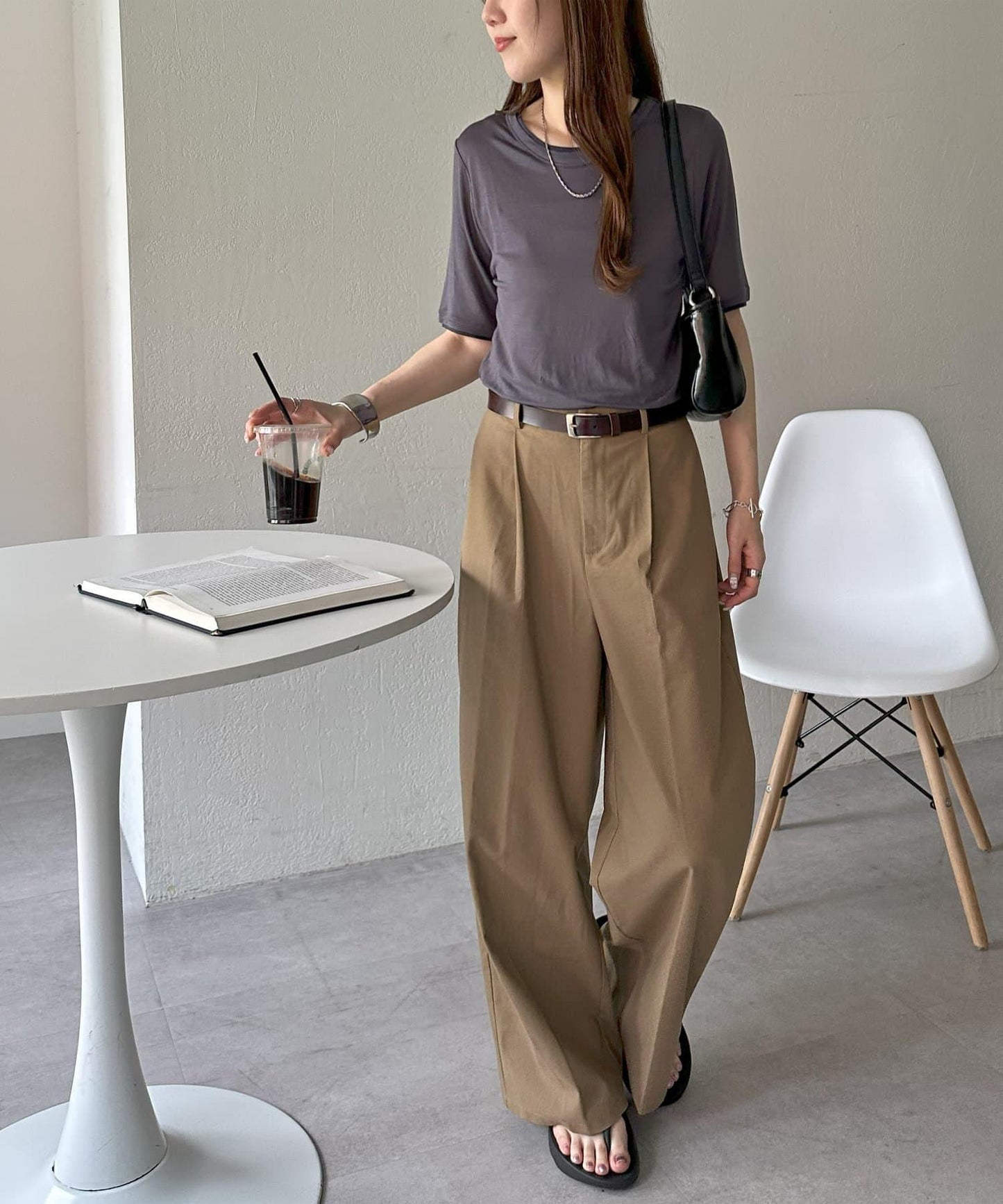 Discoat 層次設計 五分袖 上衣