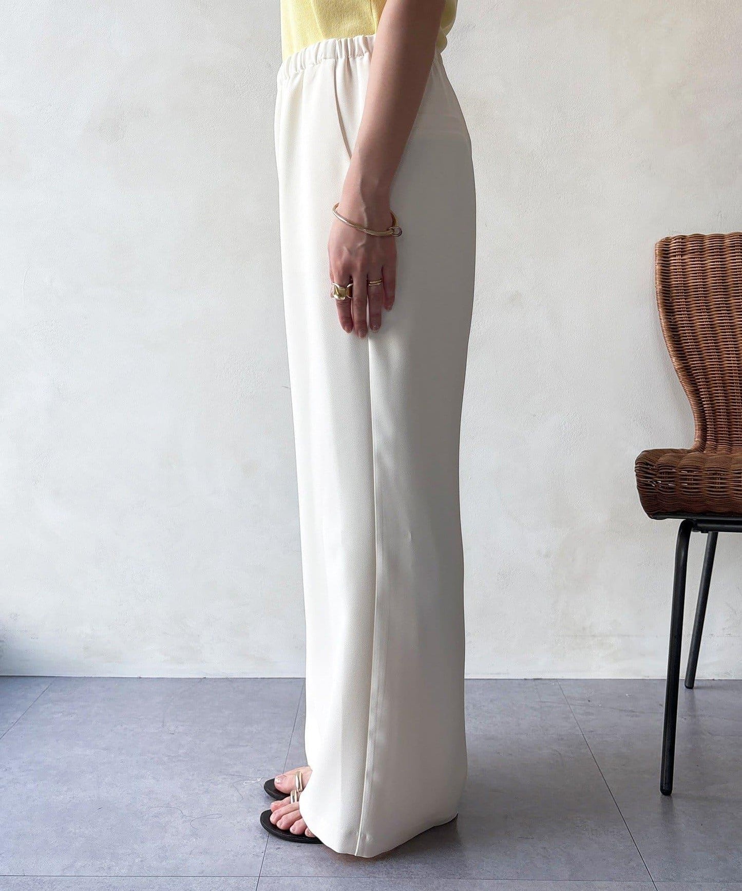 網絡 可成套搭配 半闊腿喇叭 褲子