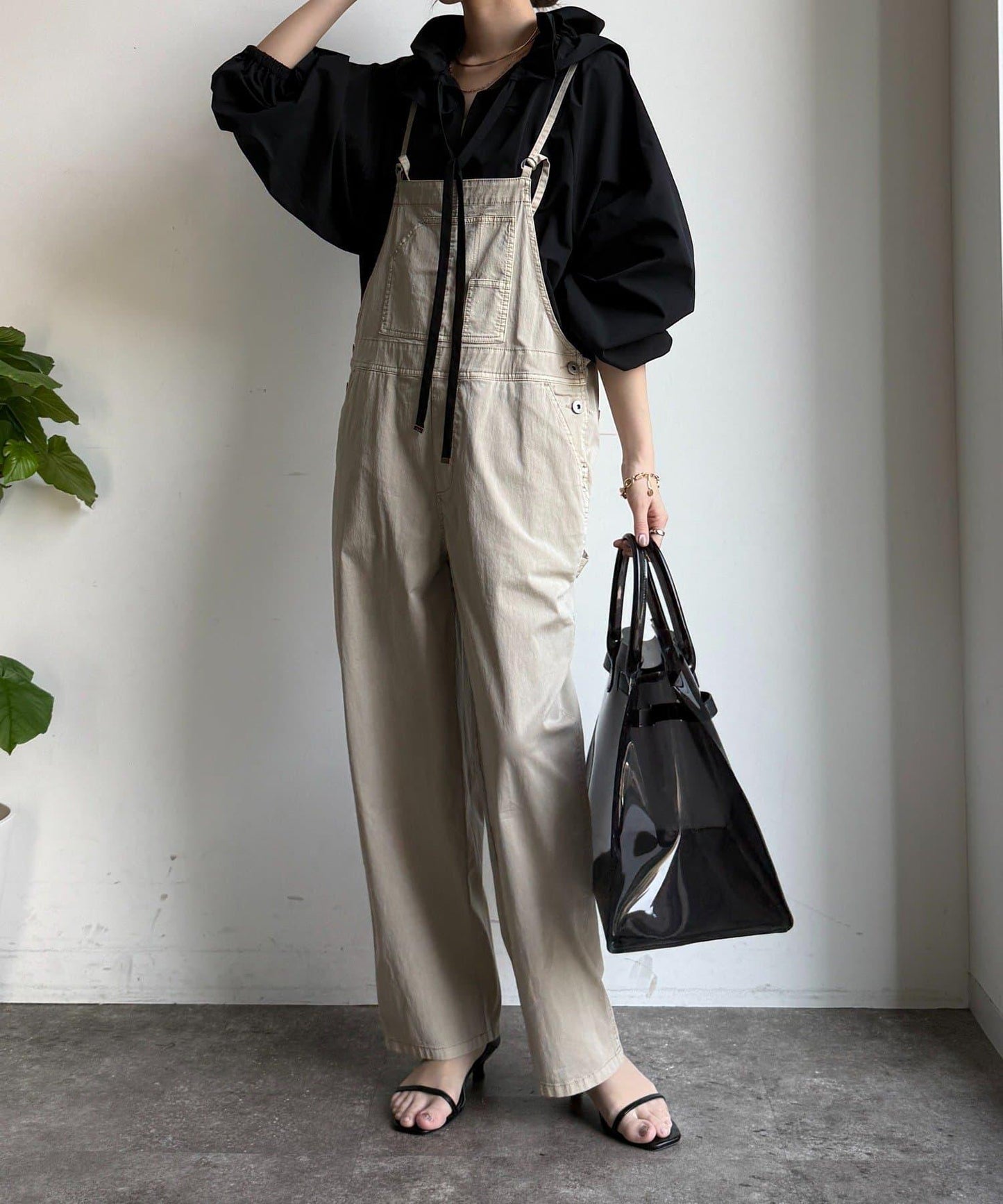 雙層荷葉邊領 襯衫