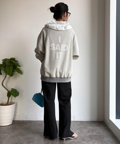 雙層荷葉邊領 襯衫