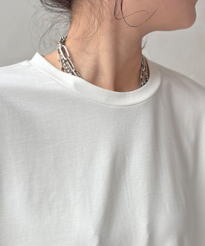 拼接荷葉邊上衣