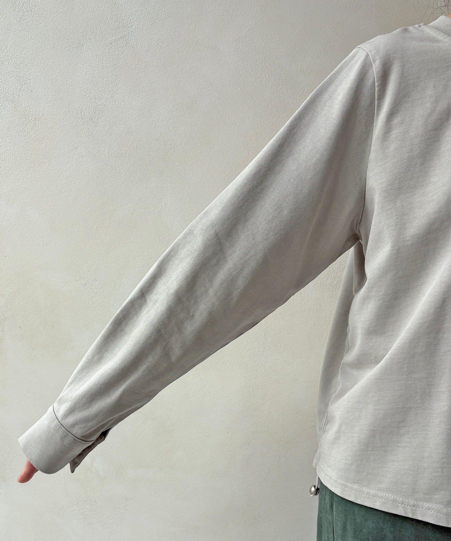 側抽繩 半拉鍊 套頭上衣（網絡）