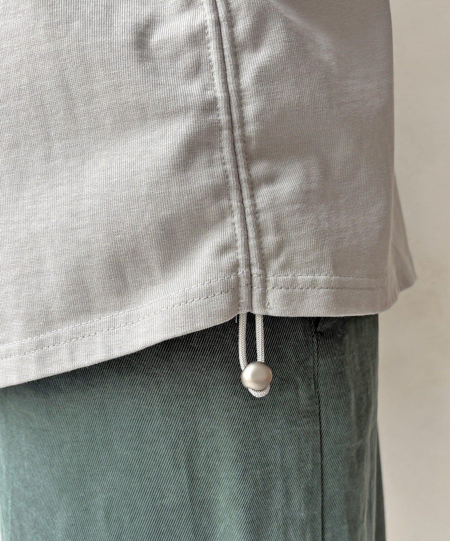 側抽繩 半拉鍊 套頭上衣（網絡）