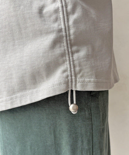 側抽繩 半拉鍊 套頭上衣（網絡）