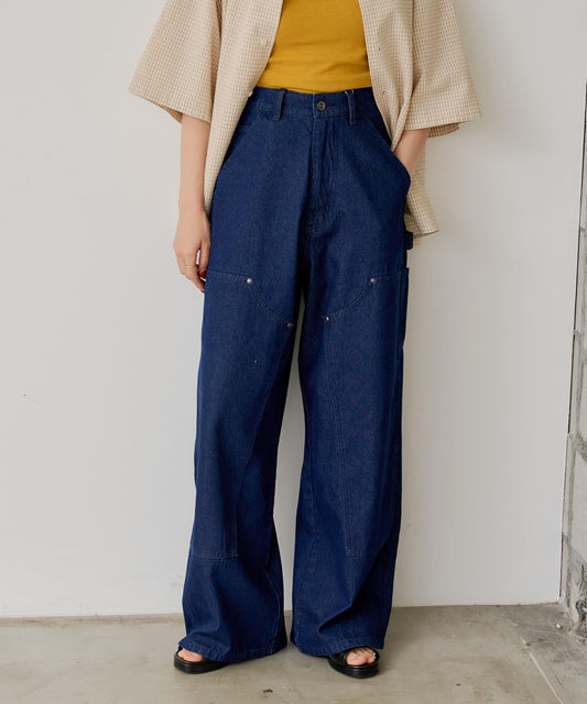 Kastane 雙膝設計工裝褲