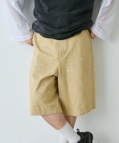Kastane 手繪棉斜紋休閒短褲