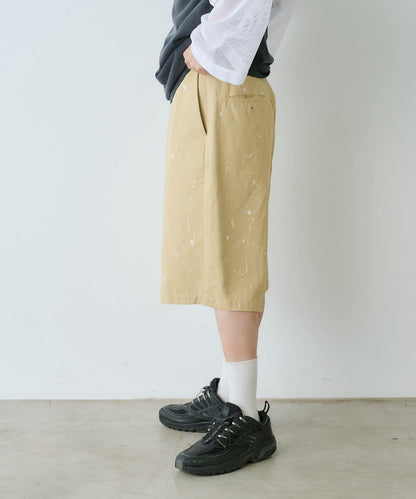 Kastane 手繪棉斜紋休閒短褲