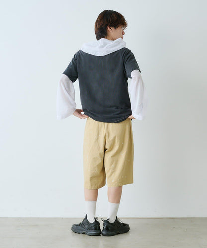 Kastane 手繪棉斜紋休閒短褲