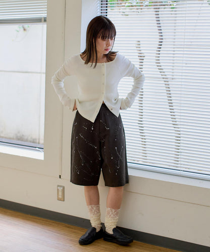 Kastane 手繪棉斜紋休閒短褲