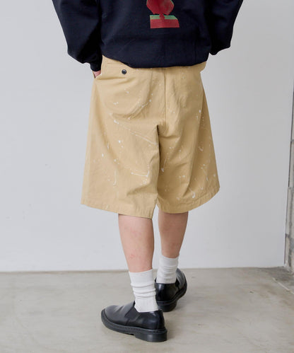 Kastane 手繪棉斜紋休閒短褲