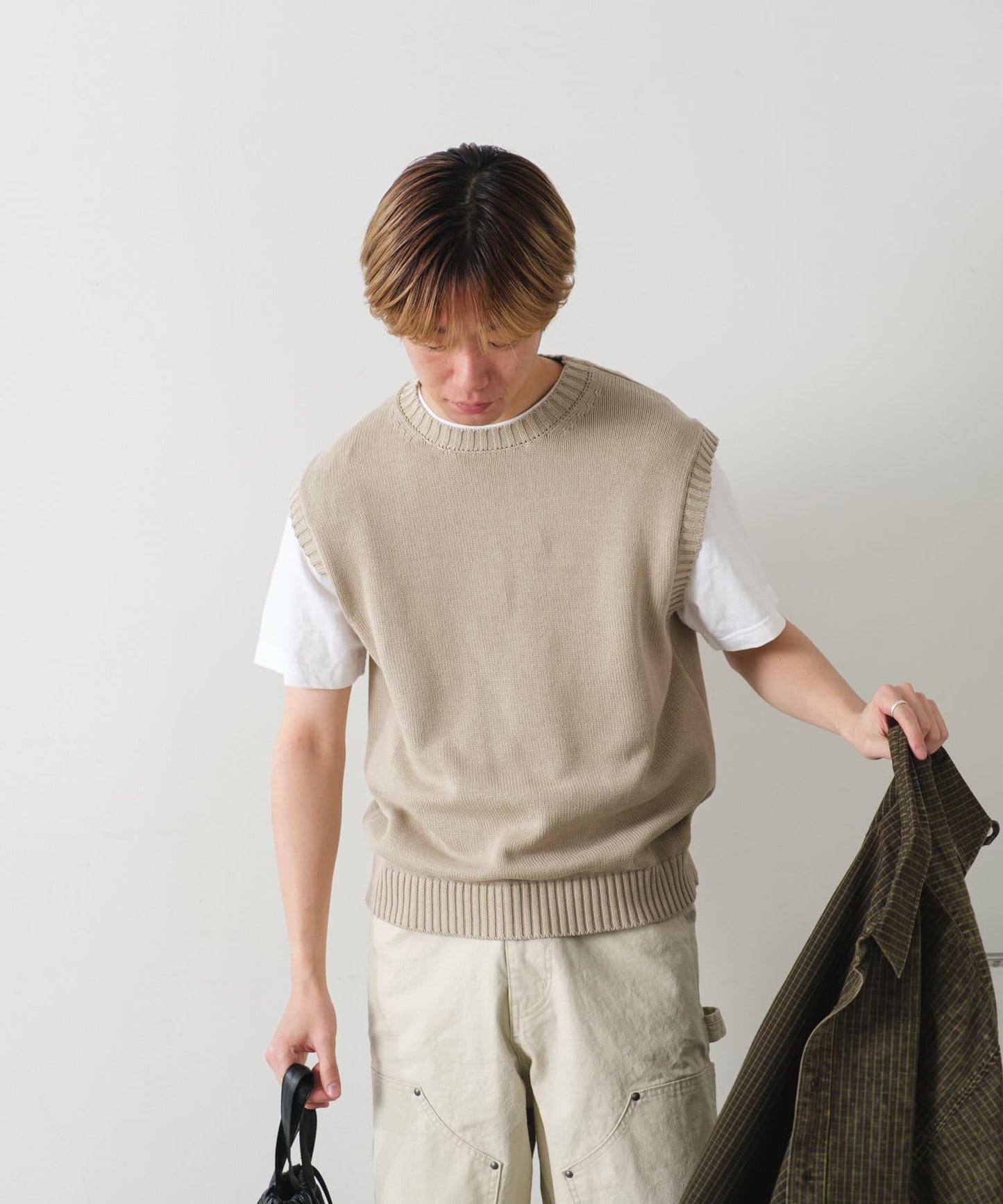 Kastane 日曬褪色效果 針織背心