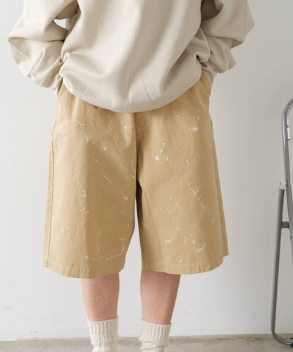 Kastane 手繪棉斜紋休閒短褲