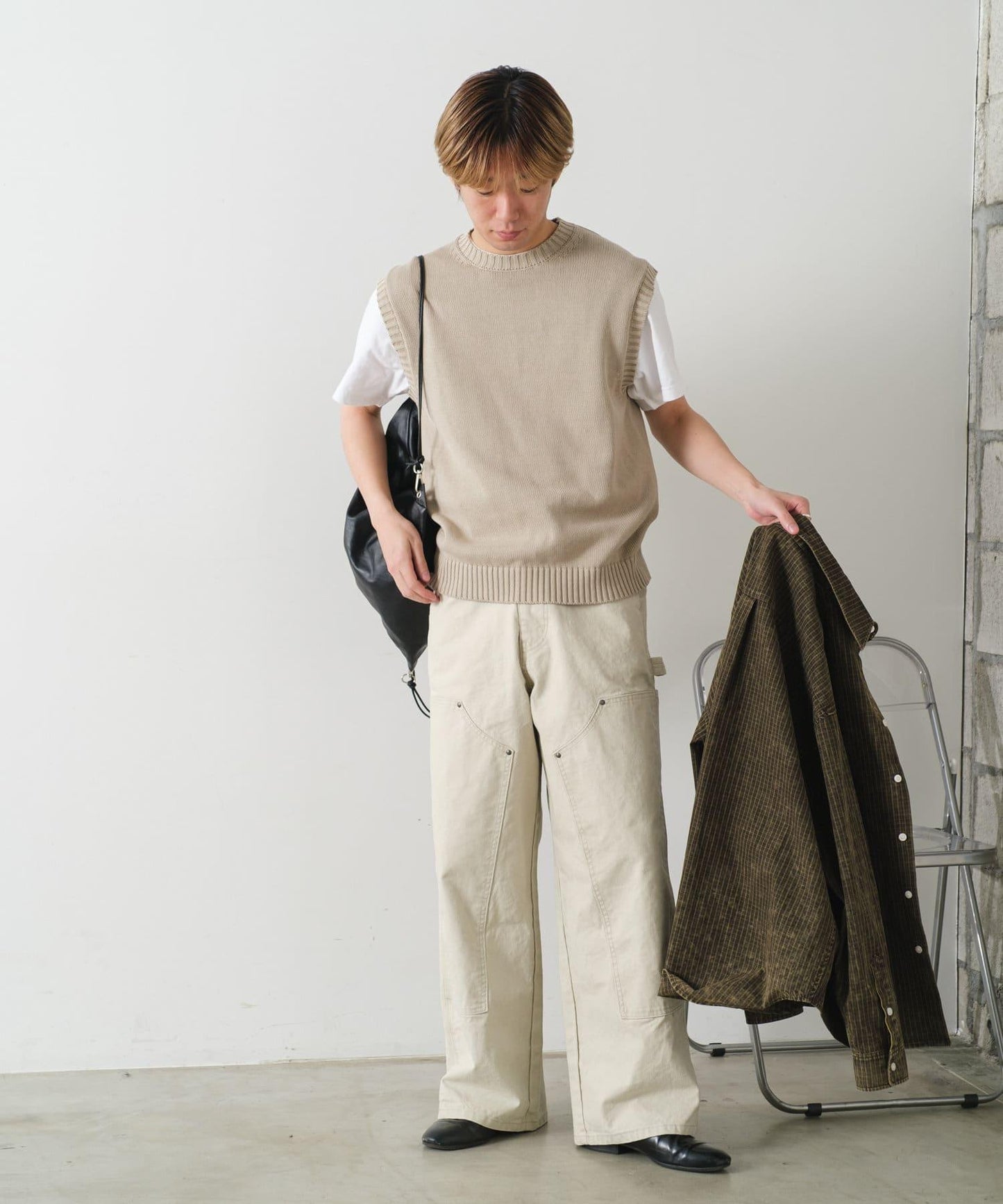 Kastane 日曬褪色效果 針織背心