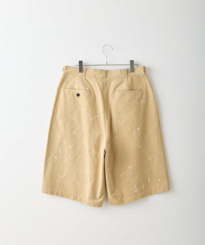 Kastane 手繪棉斜紋休閒短褲