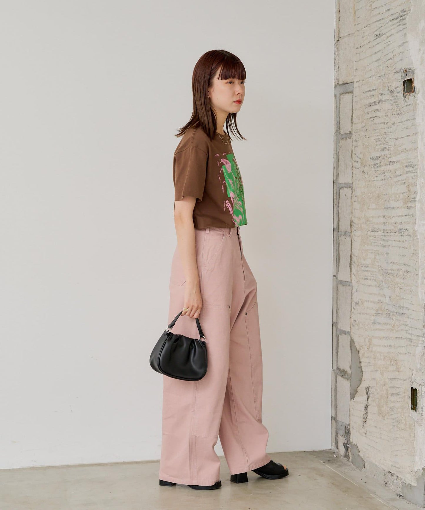 Kastane 雙膝設計工裝褲