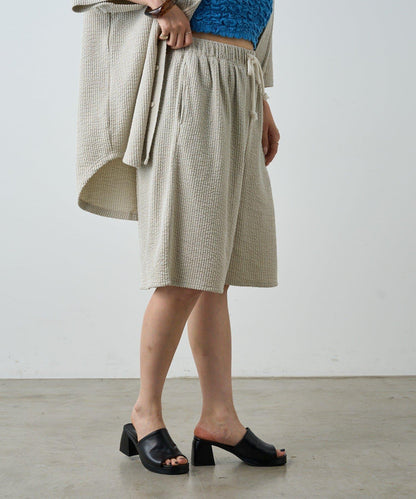 Kastane 彈力泡泡紗休閒短褲