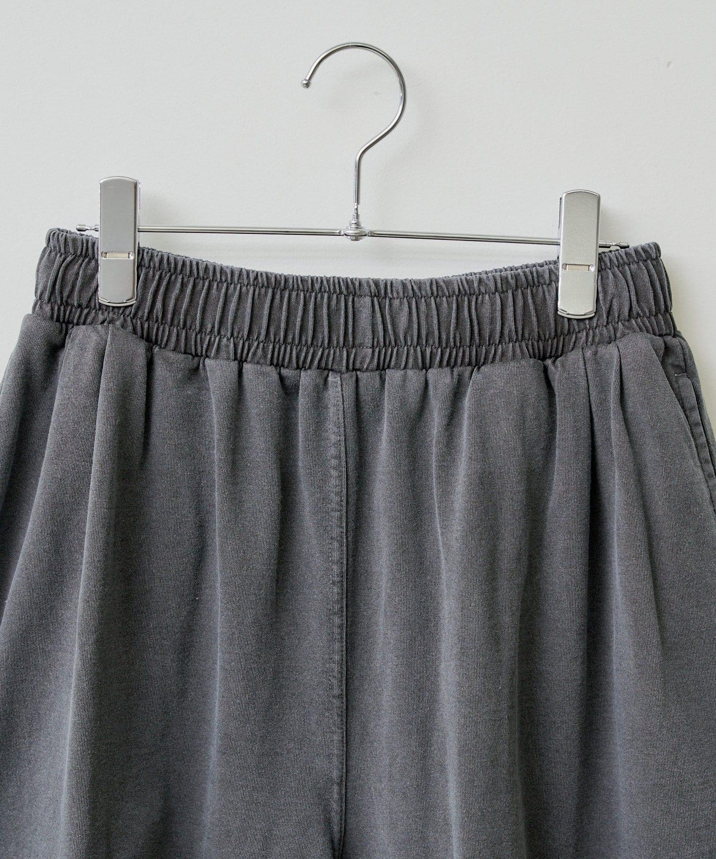 顏料染 寬鬆 針織 休閒短褲