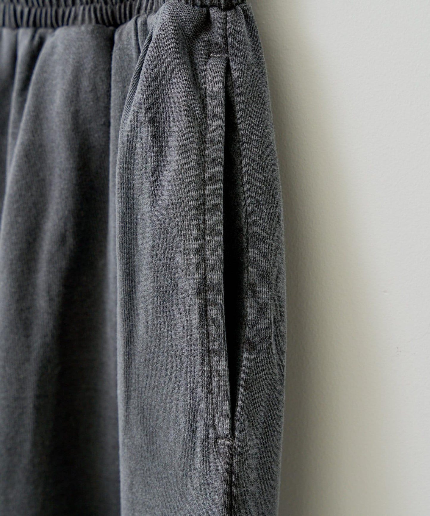 顏料染 寬鬆 針織 休閒短褲