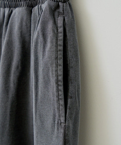 顏料染 寬鬆 針織 休閒短褲