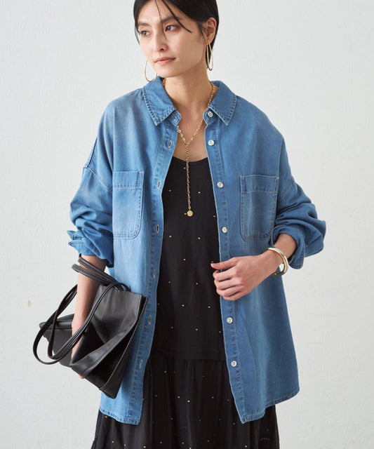 飄逸牛仔襯衫