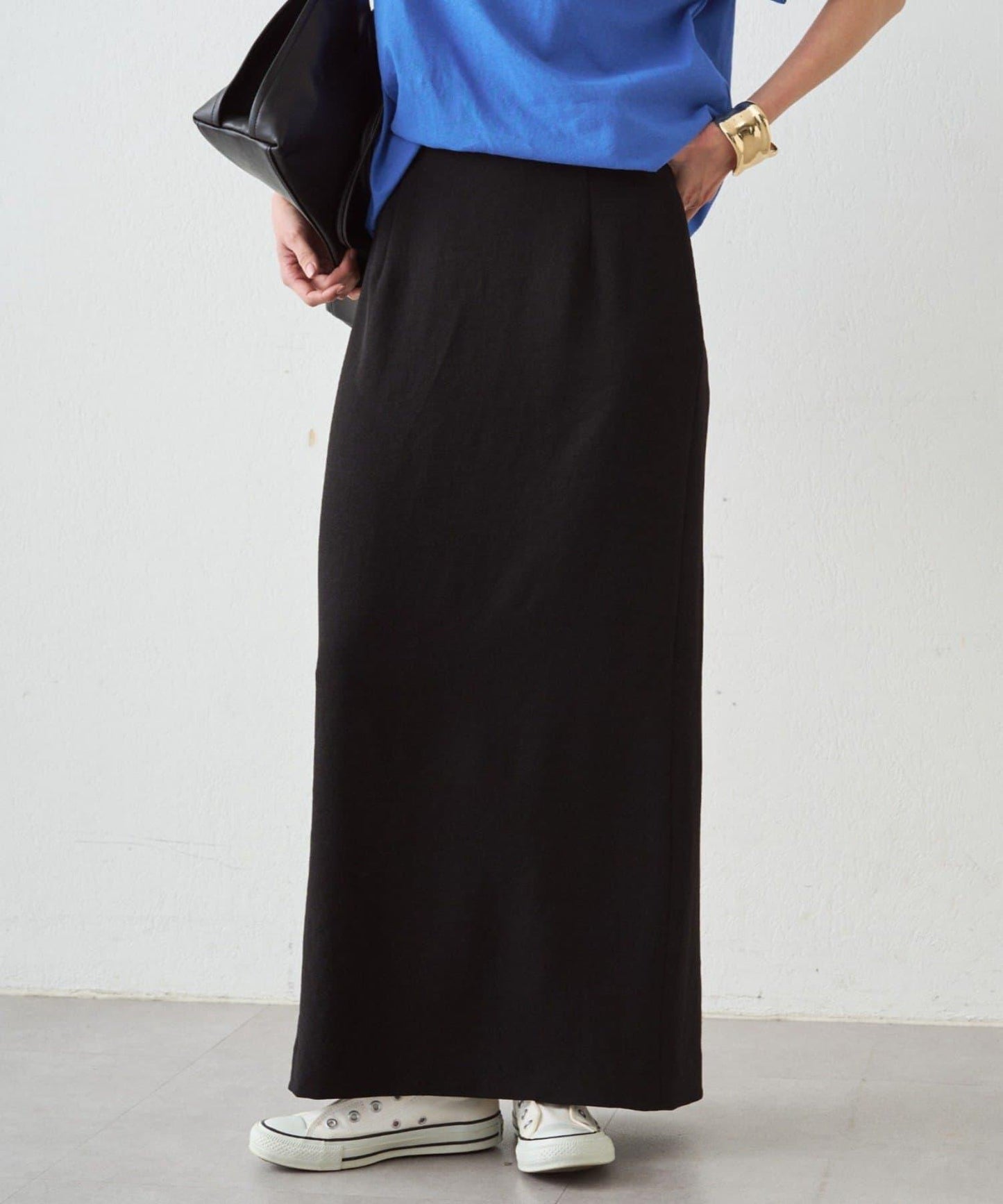 雙層喬其紗 修身 半身裙