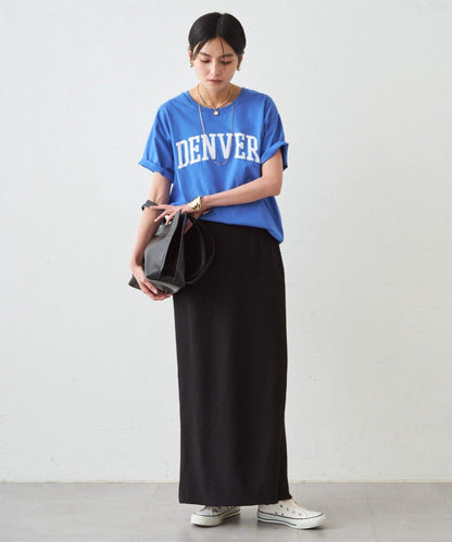 雙層喬其紗 修身 半身裙