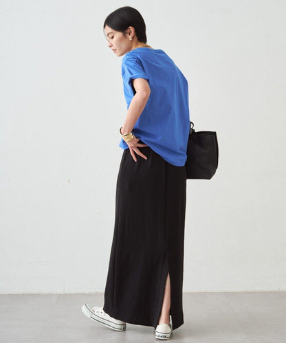 雙層喬其紗 修身 半身裙