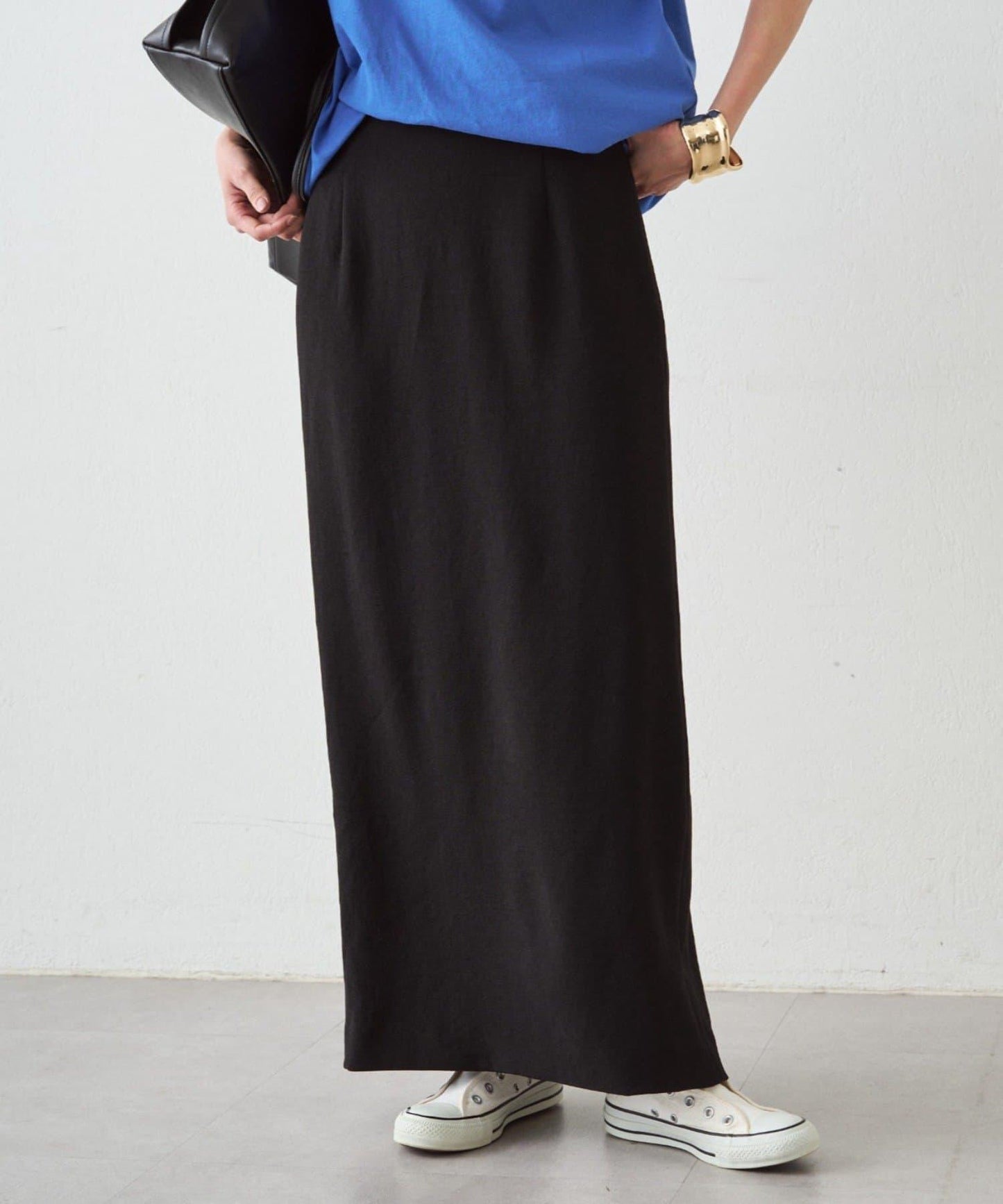 雙層喬其紗 修身 半身裙