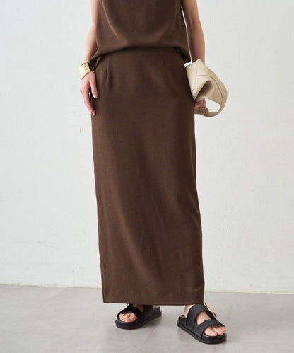 雙層喬其紗 修身 半身裙