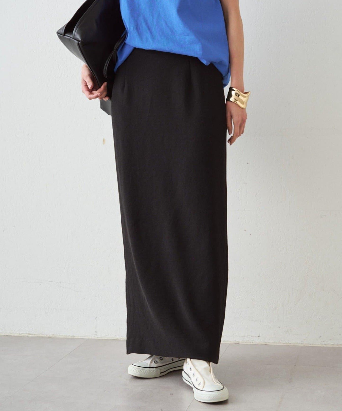 雙層喬其紗 修身 半身裙