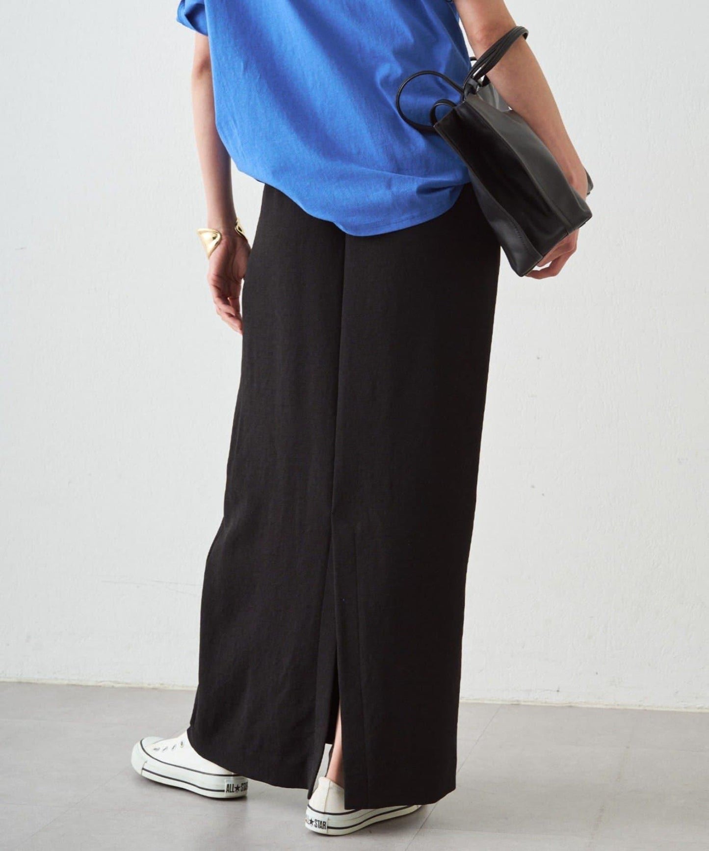 雙層喬其紗 修身 半身裙