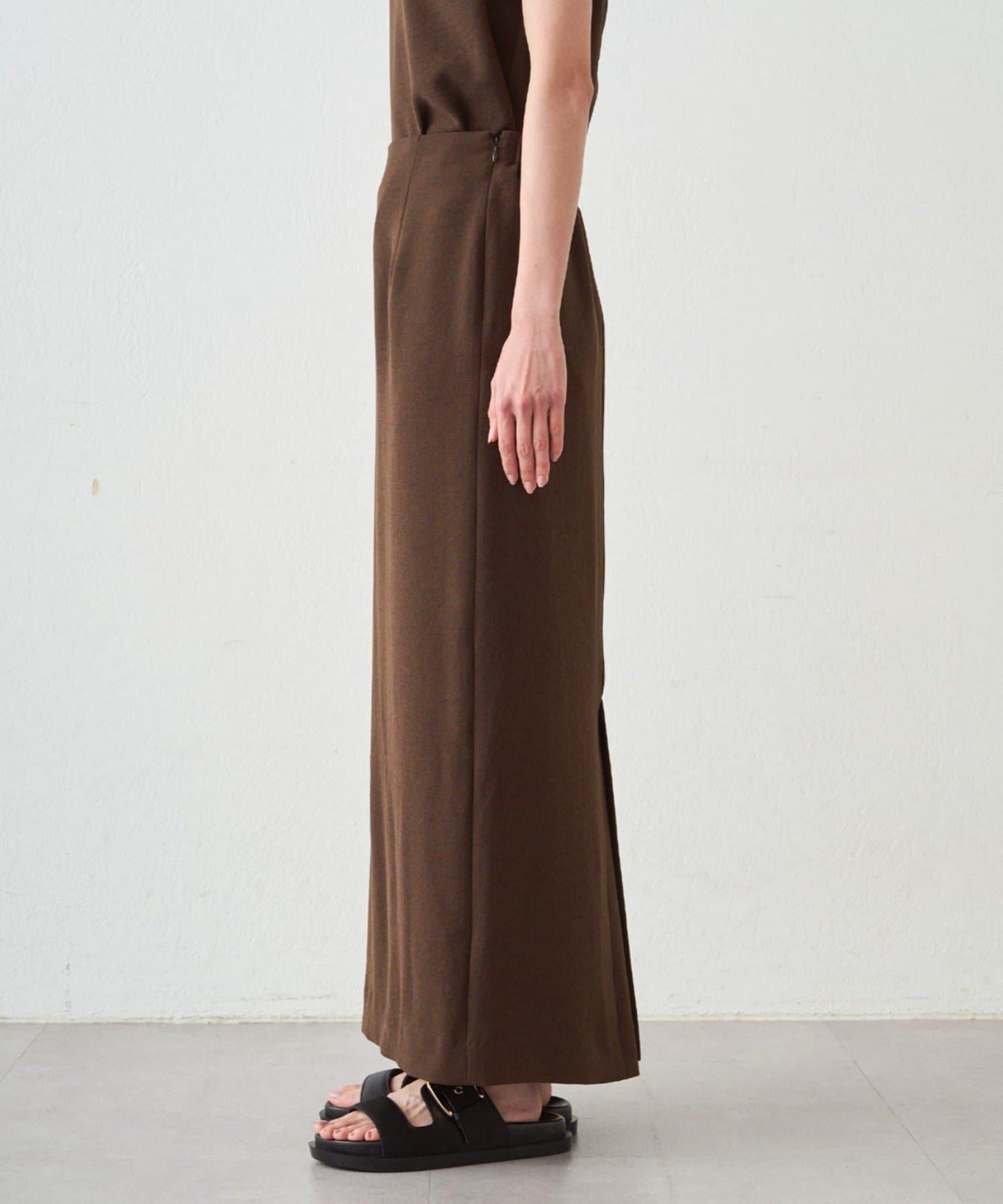 雙層喬其紗 修身 半身裙