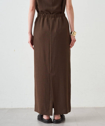 雙層喬其紗 修身 半身裙