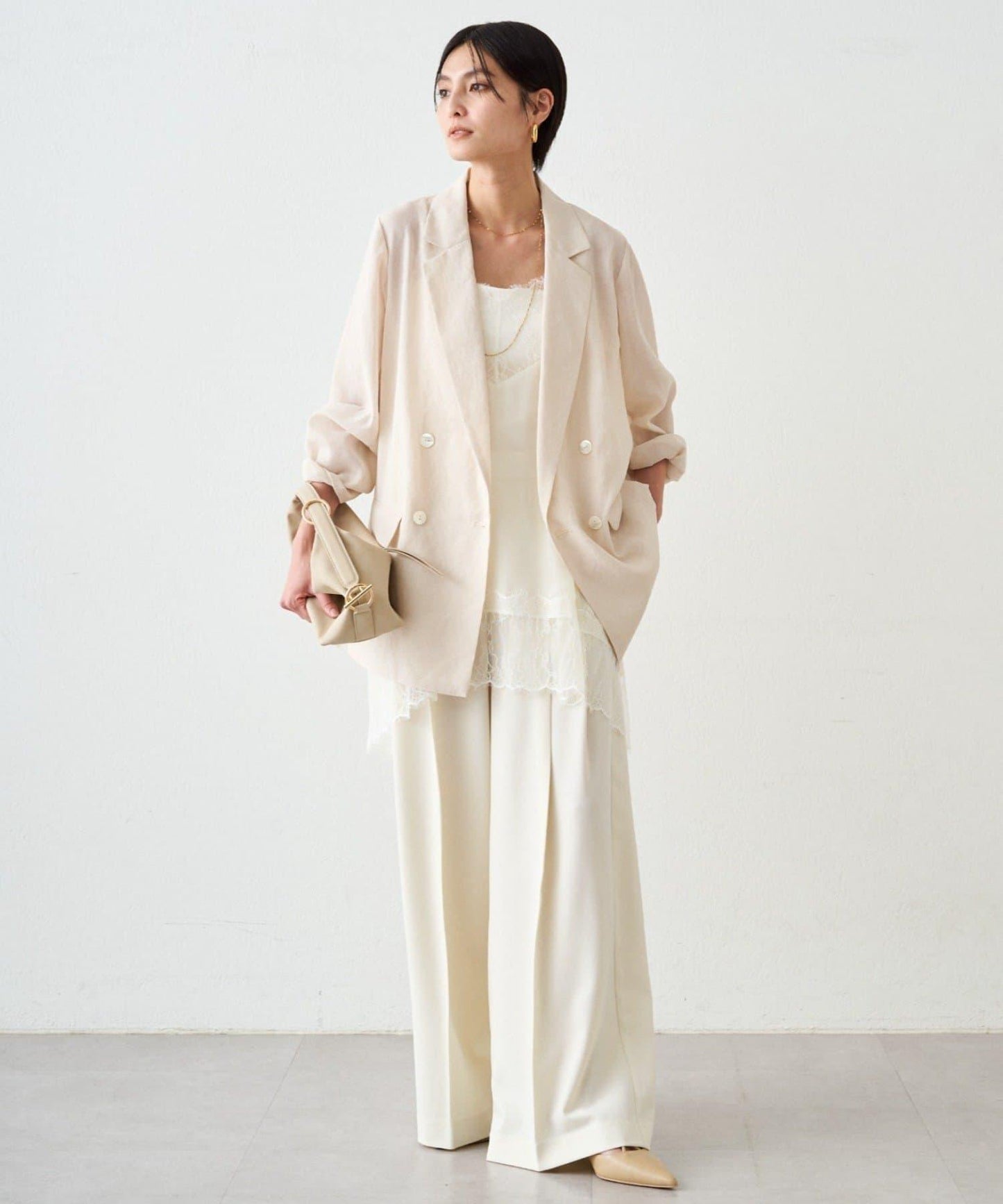 蕾絲雪紡吊帶背心