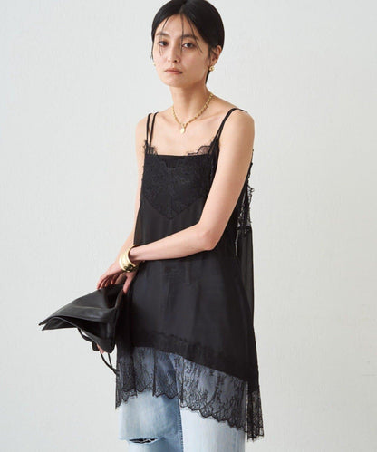 蕾絲雪紡吊帶背心