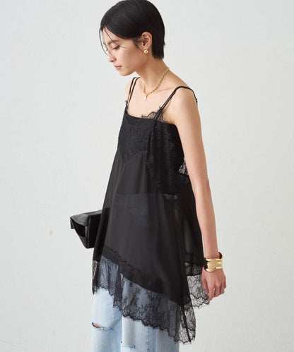 蕾絲雪紡吊帶背心