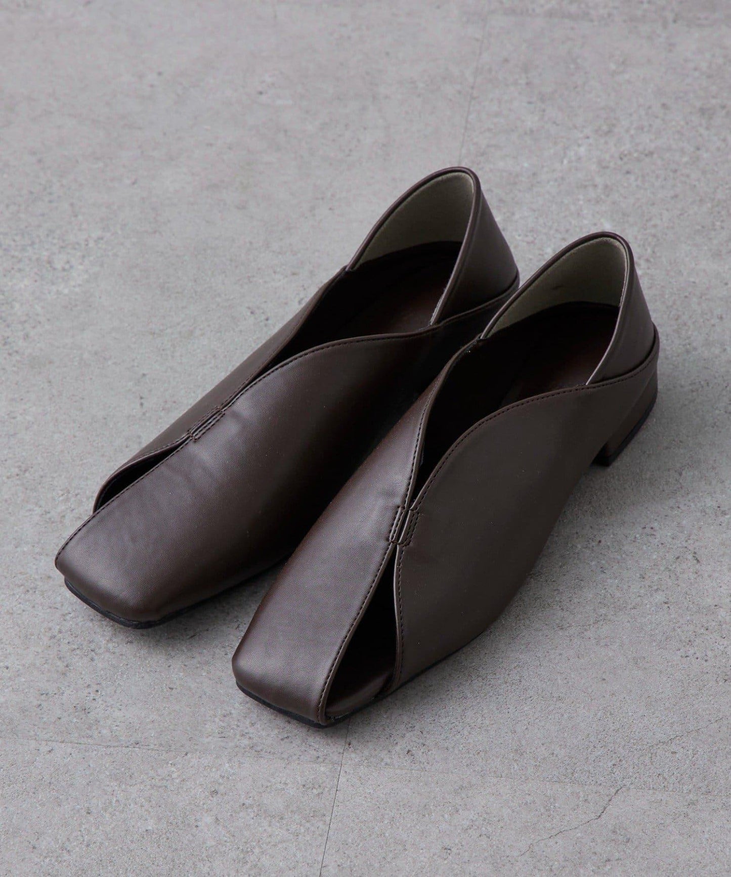 方頭 鏤空設計 女式單鞋