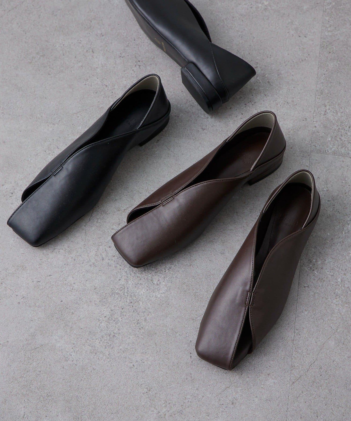 方頭 鏤空設計 女式單鞋