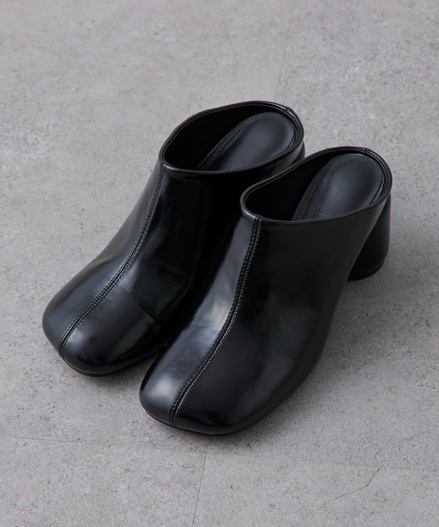 斜切方頭 高跟 穆勒鞋