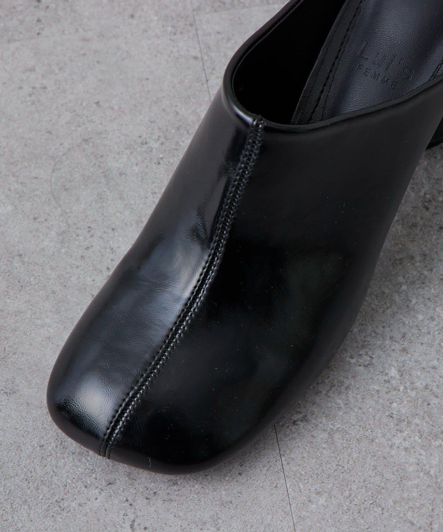 斜切方頭 高跟 穆勒鞋